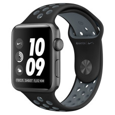 Смарт-часы Apple Watch Nike+ 42mm Sp.Grey Al /CoolGrey (MNYY2RU/A)