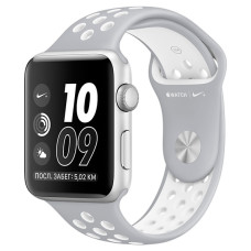 Смарт-часы Apple Watch Nike+ 42mm Silver Al/White (MNNT2RU/A)